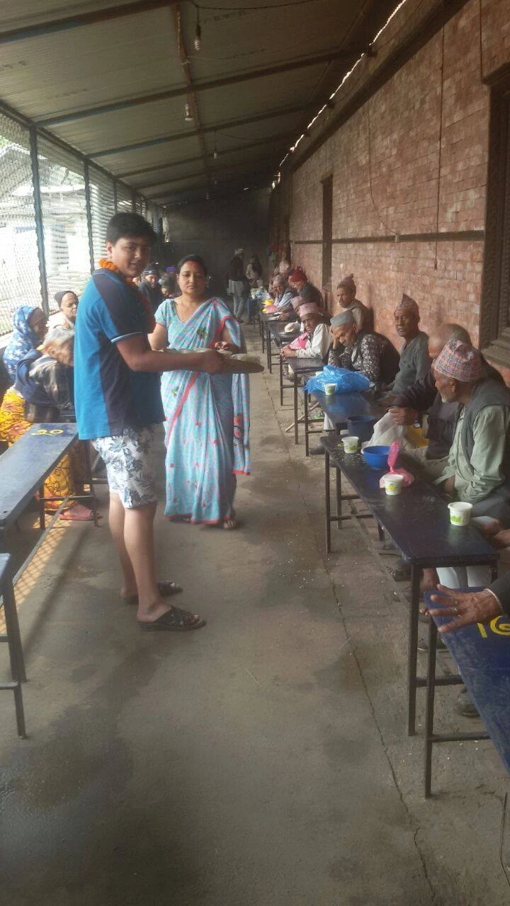 Some Clips of Distributing Dahi Chura